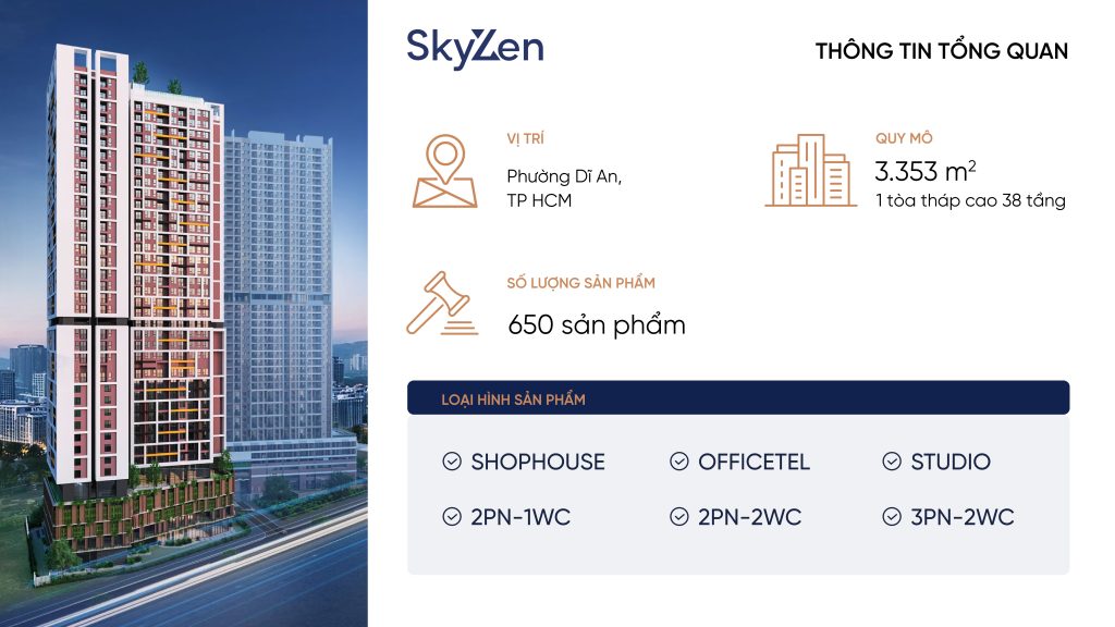 cơ cấu sản phẩm Picity Skyzen