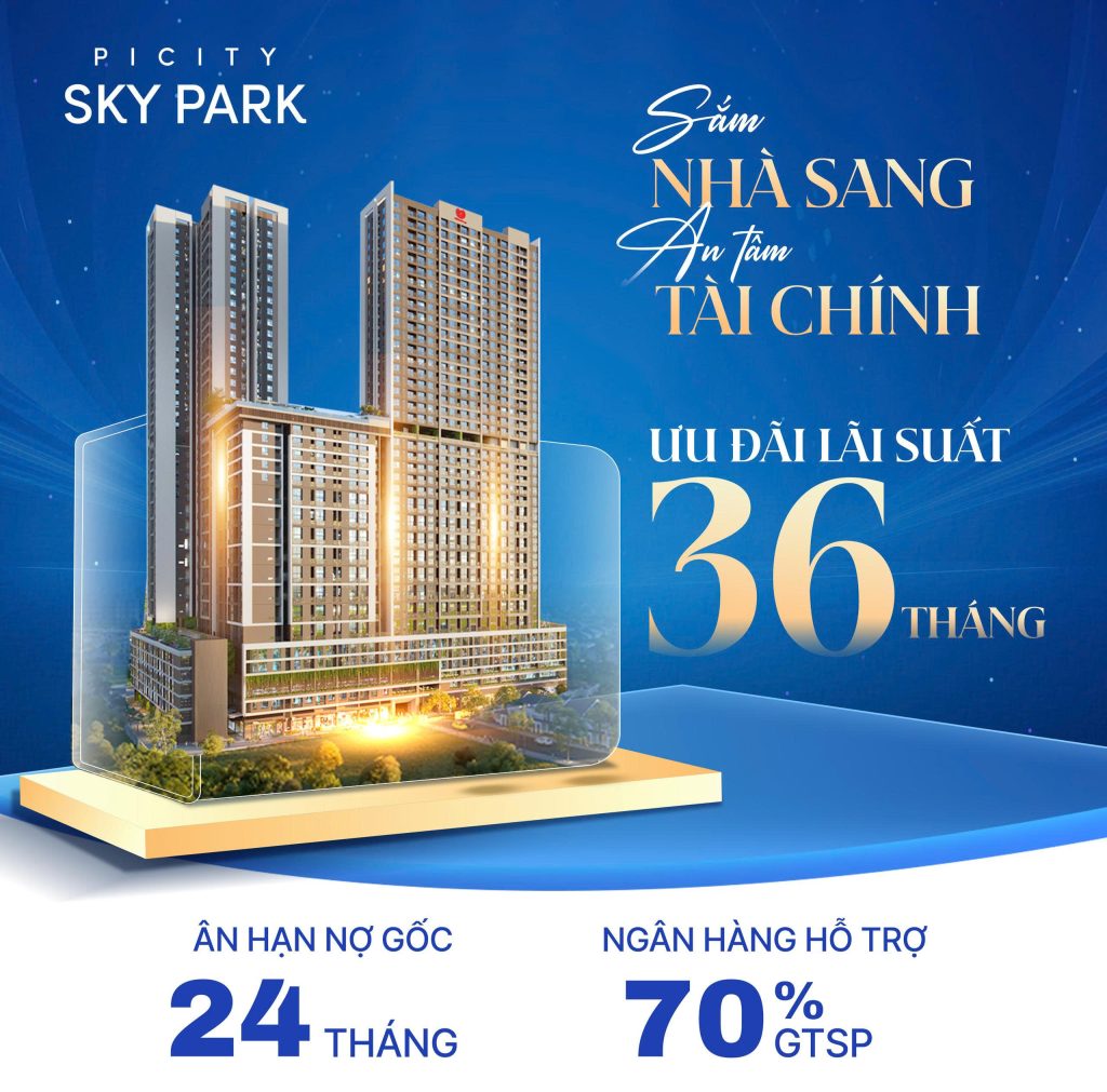 chính sách miễn lãi Picity Sky Park