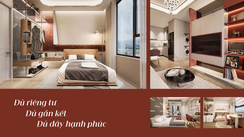 Hình ảnh nhà mẫu căn hộ 3PN-2WC Skyzen