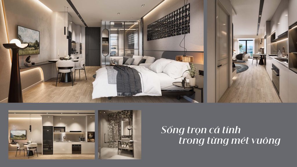 Hình ảnh nhà mẫu căn hộ Studio Skyzen