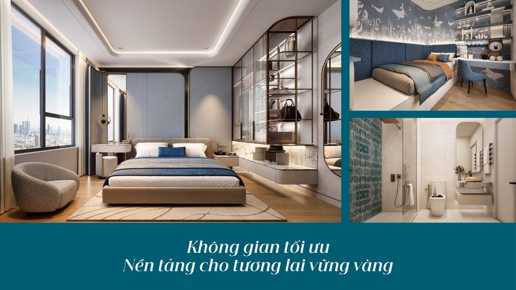 Hình ảnh nhà mẫu căn hộ 2PN-1WC Skyzen